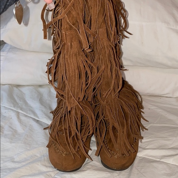 Wet Seal Tan and Brown Moccasins Comfortable and Stylish - Picture 5 of 8